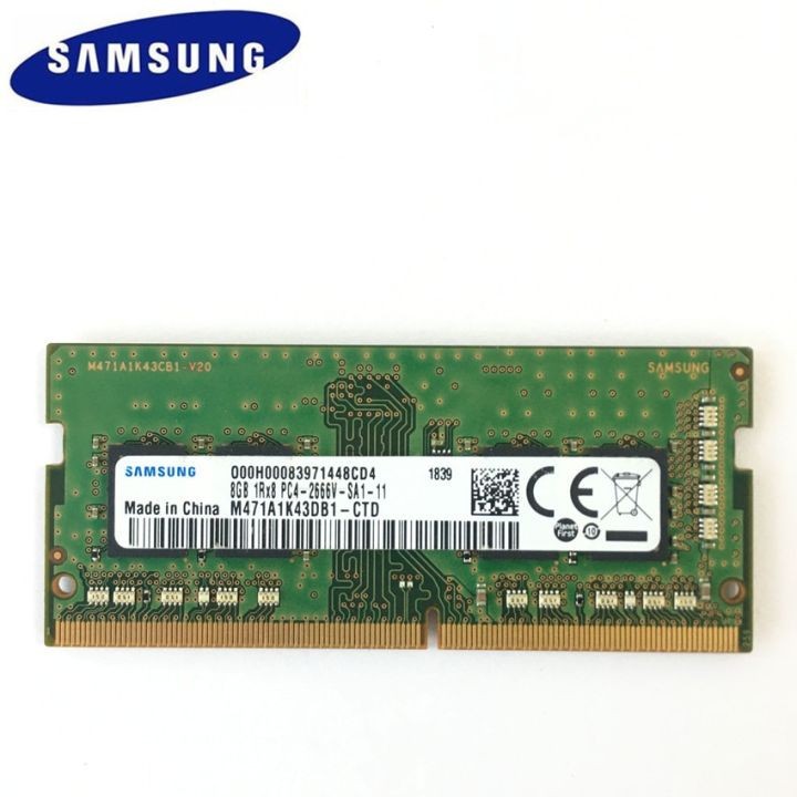 8GB Samsung DDR4 3200Mhz RAM SODIMM