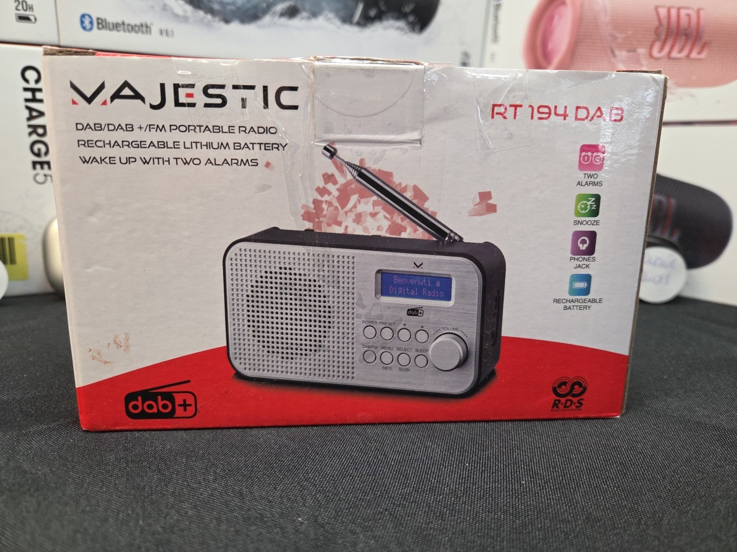 Majestic RT-194 DAB Digital Radio mit Wecker