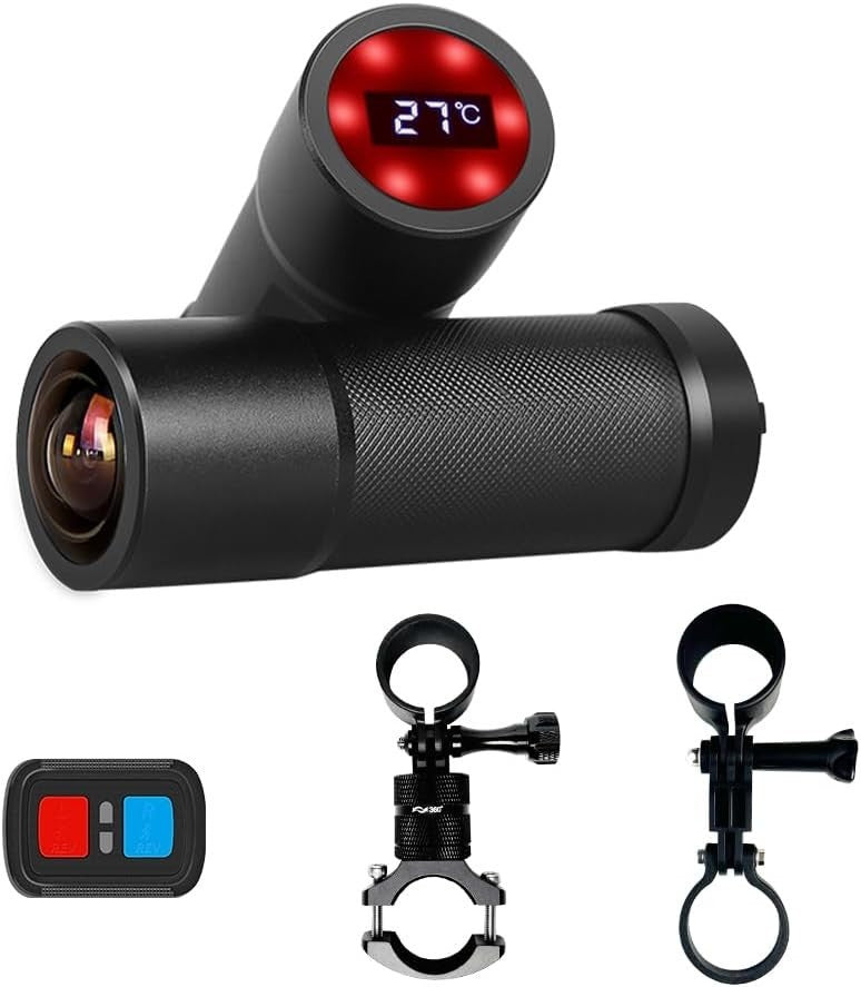 VSYSTO 2K Ultra Fahrradkamera Nachtsicht Temperature Display W24-AV7142