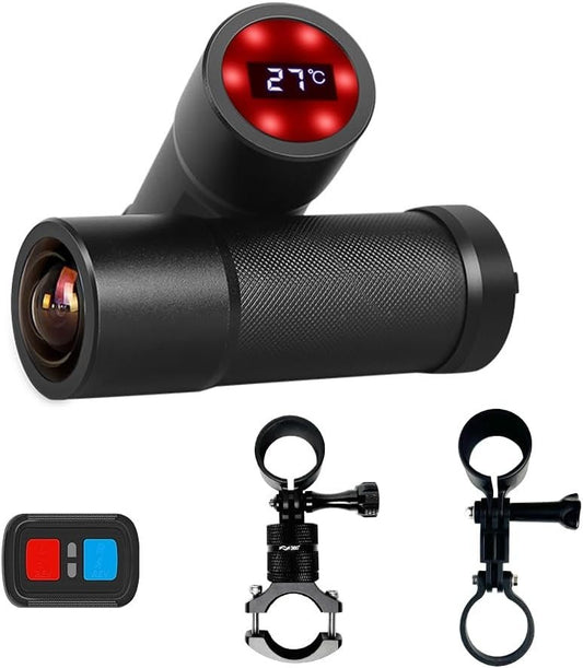 VSYSTO 2K Ultra Fahrradkamera Nachtsicht Temperature Display W24-AV7142