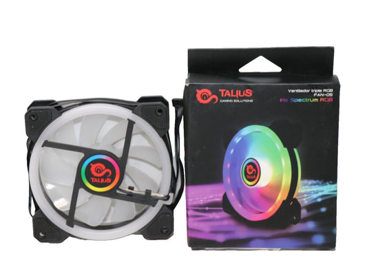 3er Pack Talius RGB-Ventilator, regenbogenfarben, 12 cm, Max. Drehzahl: 1200rpm