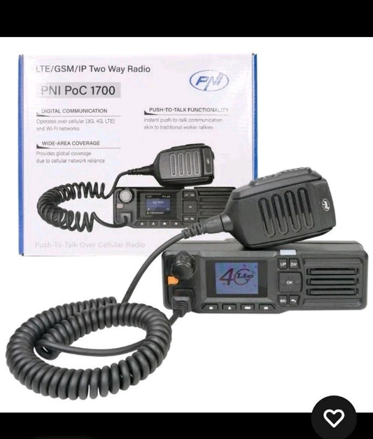 P PNI PoC 1700 Radiosender, GSM 4G LTE, Wi-Fi 2,4 GHz, Android OS, 1,77 Zoll Far