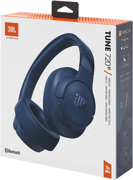 JBL Tune 720 BT Wireless Over-Ear-Kopfhörer – Mit JBL Pure Bass Sound