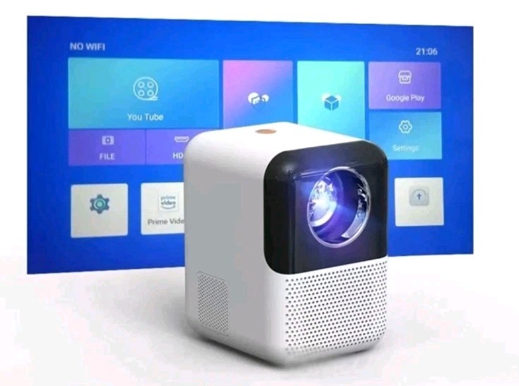 HPX Pro LED Beamer Android 10 5G WiFi Bluetooth UHD 8K HDMI Elektrischer Fokus