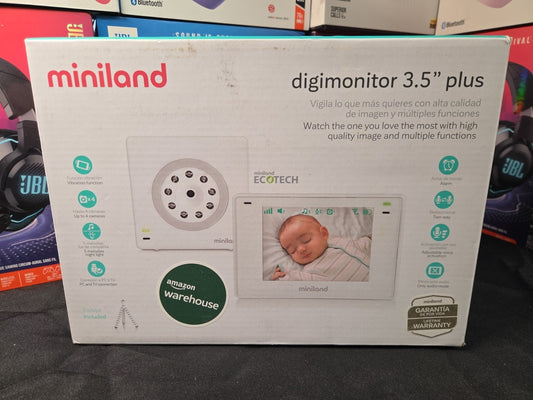Miniland Babyphone 89174 DIGIMONITOR 3.5' PLUS, weiß